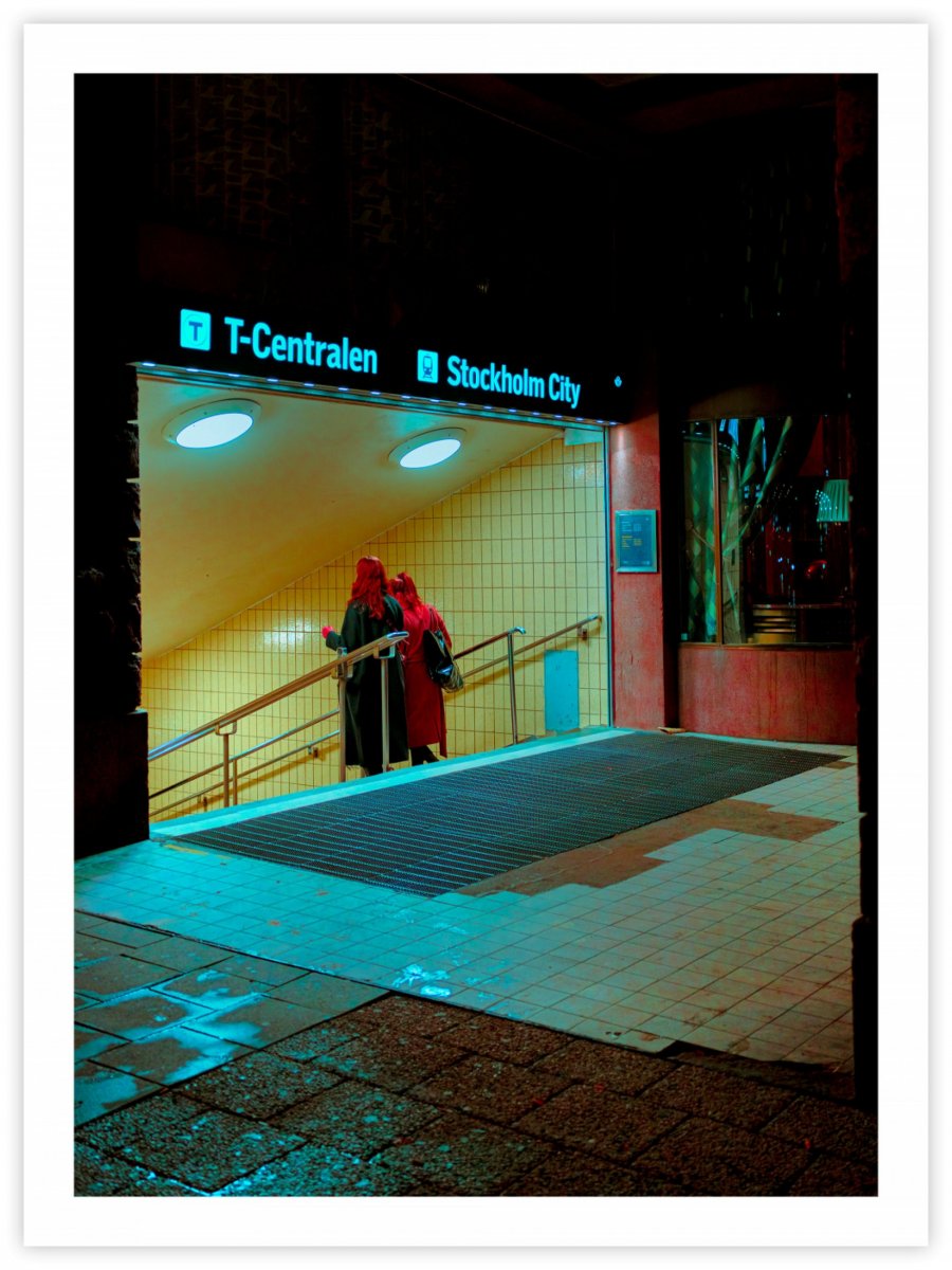 Fotokonst Stockholms tunnelbana
