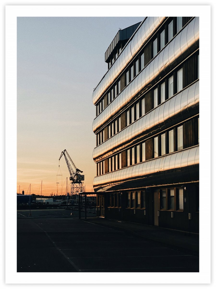 Fotokonst Göteborgs hamn