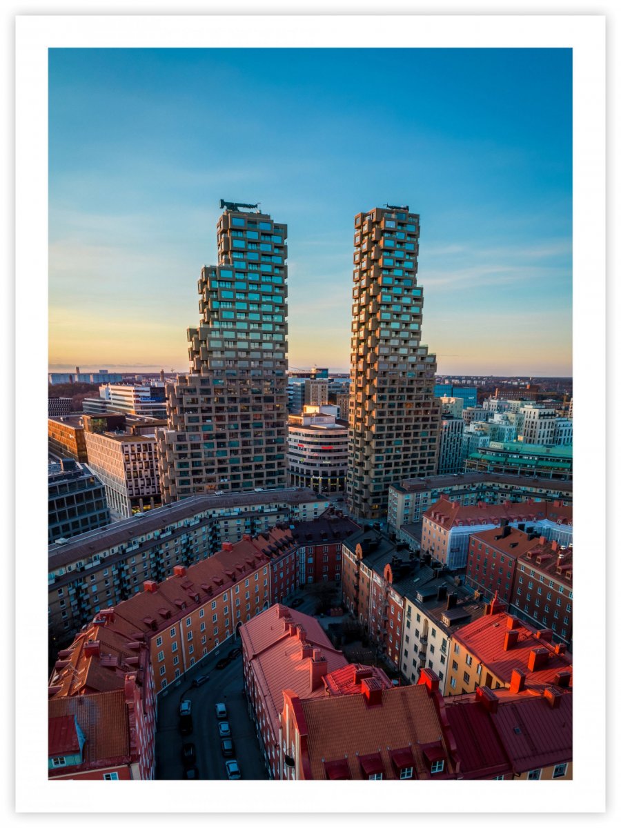fotokonst norra tornen stockholm