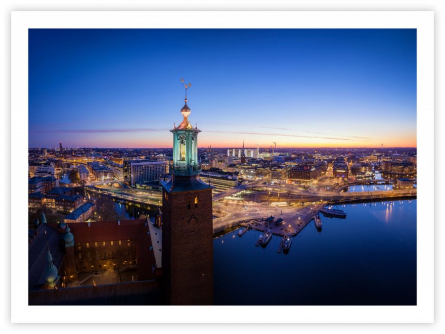 Stockholms Stadshus och City