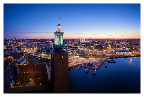 Stockholms Stadshus och City
